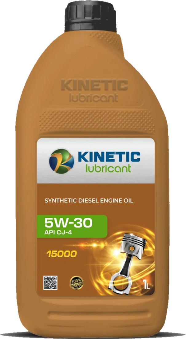 Kinetic 5W-30 API CJ-4 · Synthetic · Series 15000 engine oil