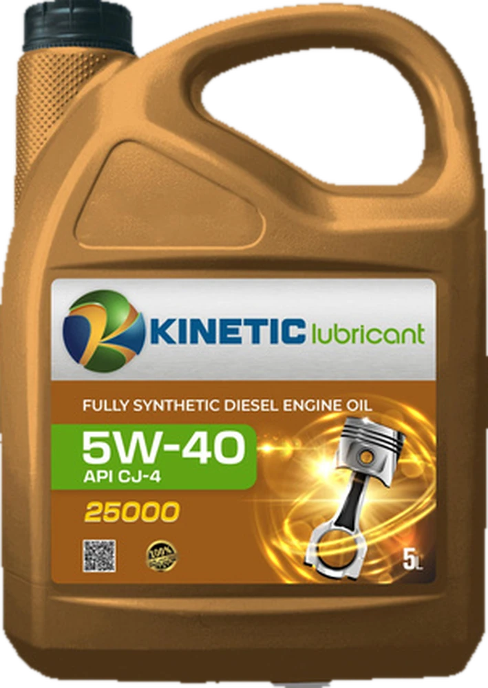 Kinetic 5W-40 API CJ-4 fully synthetic diesel engine oil